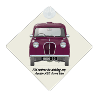 Austin A35 Van 1956-62 Car Window Hanging Sign